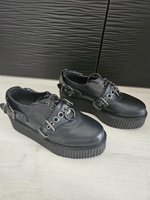 Demonia schoenen maat 39, Kleding | Dames, Schoenen, Zo goed als nieuw, Overige typen, Zwart, Ophalen of Verzenden
