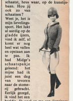 Retro reclame 1962 Mattel Barbie pop & Midge met jockeypak, Ophalen of Verzenden, Overige typen