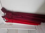 Rode en bordeaux galajurk, Ophalen, Galajurk, Zo goed als nieuw, Maat 36 (S)