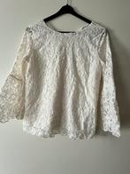 Kant blouse off white maat 36, Ophalen of Verzenden, Zo goed als nieuw, Maat 36 (S), Wit