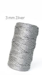 3 mm metallic zilver garen lurex kerst macrame weven decorat, Hobby en Vrije tijd, Overige Hobby en Vrije tijd, Ophalen of Verzenden