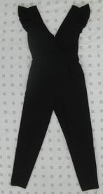Zwarte jumpsuit met glitterstof, feestelijk, maat M 38-40, Kleding | Dames, Jumpsuits, Ophalen of Verzenden, Zo goed als nieuw