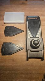 Groentesnijder, Mandoline snijder met accessoires, Huis en Inrichting, Keuken | Keukenbenodigdheden, Ophalen of Verzenden, Zo goed als nieuw