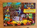 Vintage Shell puzzel circus incompleet, Ophalen of Verzenden, Gebruikt