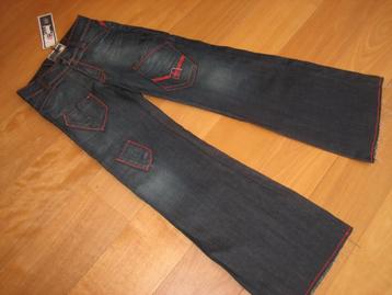 KEY PIECE: Blauwe jeans Artwork KEITH HARING, 34-36 snazzeys beschikbaar voor biedingen