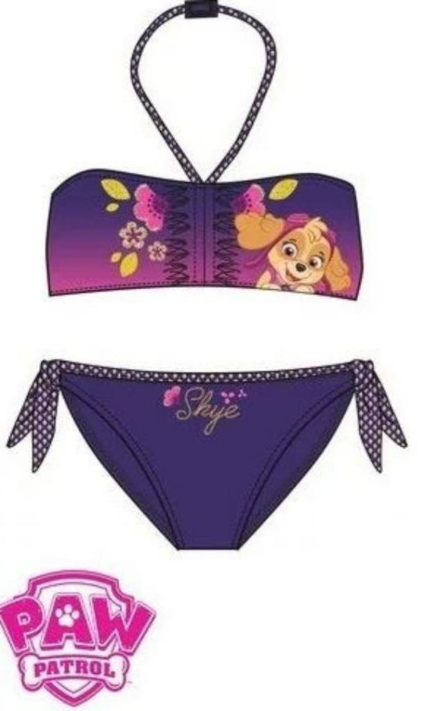 Paw Patrol Bikini - Paars - Maat 98 - 104, Kinderen en Baby's, Kinderkleding | Kinder-zwemkleding, Nieuw, Bikiniset, Maat 104