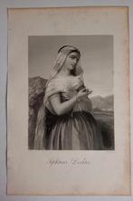 Antieke Staalgravure - Jepthaas Dochter 1847, Ophalen of Verzenden