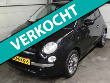 Fiat 500 1.2 Sport - Airco - Leer - Mooie auto! beschikbaar voor biedingen