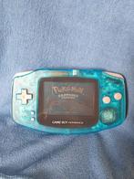 Mooie transparant azure blauwe Gameboy Advance!, Spelcomputers en Games, Spelcomputers | Nintendo Game Boy, Ophalen of Verzenden