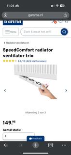 Radiator ventilator, Doe-het-zelf en Verbouw, Minder dan 30 cm, Hoog rendement (Hr), Radiator, Minder dan 60 cm