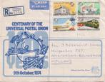 Kenya-Uganda-Tanzania 1974 100 jaar UPU Telecom, Ophalen of Verzenden, Onbeschreven, Rest van de wereld