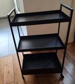 Trolley, roltafel, Ophalen, Gebruikt, Zwart, 50 tot 100 cm