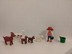 Playmobil jongetje met geiten, dieren, Ophalen of Verzenden, Zo goed als nieuw