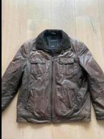 Donar leren jas  50 M leer, Kleding | Heren, Jassen | Winter, Bruin, Maat 48/50 (M), Ophalen of Verzenden, Zo goed als nieuw