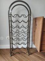 Wijnrek flessenrek gietijzer/metaal, Ophalen, Zo goed als nieuw, Metaal, 75 cm of meer