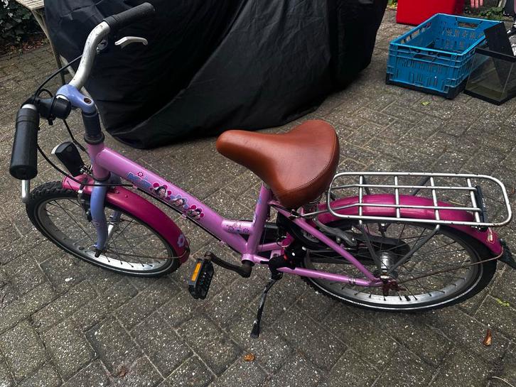 K3 Kinderfiets - Leuke Meisjesfiets, Fietsen en Brommers, Fietsen | Meisjes, Gebruikt, 20 inch, Handrem, Ophalen of Verzenden