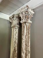 Stel antieke pilaren 2.40 m, Antiek en Kunst, Ophalen