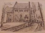 Amersfoort .. De Tinnenbrug .., Antiek en Kunst, Kunst | Tekeningen en Foto's, Ophalen of Verzenden
