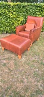 Gerard van der Berg fauteuil en voetenbank, Gebruikt, ., Ophalen of Verzenden, .