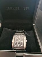 Heren horloge Cerruti 1881 in originele doos. Zga Nieuw, Overige merken, Leer, Staal, Ophalen of Verzenden