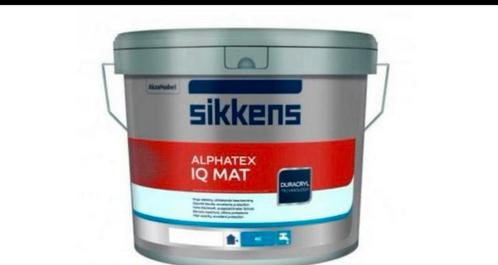 Sikkens muurverf 9001/9010, Doe-het-zelf en Verbouw, Verf, Beits en Lak, Zo goed als nieuw, Verf, Minder dan 5 liter, Wit, Ophalen