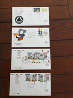 eerste dag enveloppen 1992, Postzegels en Munten, Postzegels | Nederland, Ophalen of Verzenden, Na 1940, Gestempeld