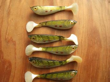 6 stuks Powerbait Pulse Shad / kunstaas shad / roofvis shad  beschikbaar voor biedingen