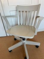 Vintage Ikea Joel bureaustoel beige/grijswit, Huis en Inrichting, Bureaustoelen, Wit, Ophalen of Verzenden, Zo goed als nieuw
