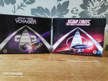 STAR TREK VOYAGER EN NEXTGENERATIONS 1 T/M 7 COMPLETE SERIES beschikbaar voor biedingen