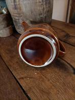 Oude brocante koffie thee kan bruinige kleur MOET WEG, Overige materialen, ., Overige typen, Ophalen of Verzenden