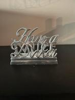 Riviera Maison servet houder zilverkleurig metaal, Overige materialen, Overige typen, Ophalen of Verzenden, Zo goed als nieuw