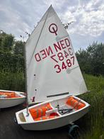 Optimist jeugdzeilboot NED 3487, Ophalen, Geen motor, Gebruikt, Optimist