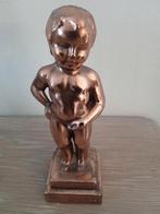 Koperen beeldje Manneke Pis Brussel, Ophalen of Verzenden, Zo goed als nieuw, Mens