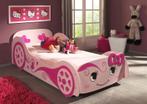 Autobed Pretty Girl - 90x200 - Roze, Kinderen en Baby's, Kinderkamer | Bedden, Niet ingevuld, Niet ingevuld, Nieuw, Ophalen of Verzenden