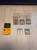 Gameboy color yellow LET OP ZIE BESCHRIJVING!, Ophalen of Verzenden, Gebruikt, Game Boy Color