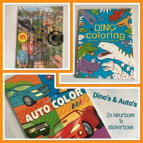 3 stuks :Kleurboek Dino s nieuw - Kleurblok nieuw -Dino z 3, Kinderen en Baby's, Speelgoed | Educatief en Creatief, Nieuw, Knutselen