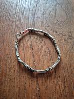 Zilveren armband S schakel 19cm, Sieraden, Tassen en Uiterlijk, Armbanden, Ophalen of Verzenden, Zo goed als nieuw, Zilver, Zilver