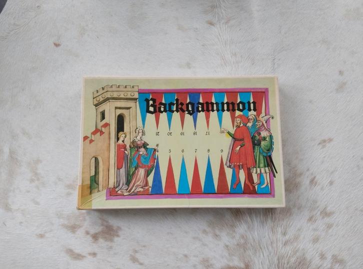 Vintage "backgammon" spel, Hobby en Vrije tijd, Gezelschapsspellen | Bordspellen, Gebruikt, Ophalen of Verzenden