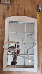 Spiegel, ruitmotief met hangpotjes, Ophalen, Minder dan 50 cm, Nieuw, Minder dan 100 cm