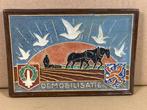 Porceleyne Fles tegel Demobilisatie, Antiek en Kunst, Antiek | Wandborden en Tegels, Ophalen of Verzenden