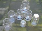 Glazen Potten en Flessen., Ophalen of Verzenden, Zo goed als nieuw, Glas, Overige typen