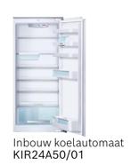 Inbouw koelkast Bosch, 200 liter of meer, Ophalen, Zo goed als nieuw, Zonder vriesvak