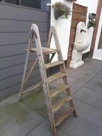 Oude schilderstrap, ter decoratie, Doe-het-zelf en Verbouw, Ladders en Trappen, Gebruikt, Ophalen