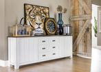 Henders & Hazel Velasco Dressoir - 220cm breed, Huis en Inrichting, Kasten | Dressoirs, Ophalen of Verzenden, 200 cm of meer, 25 tot 50 cm