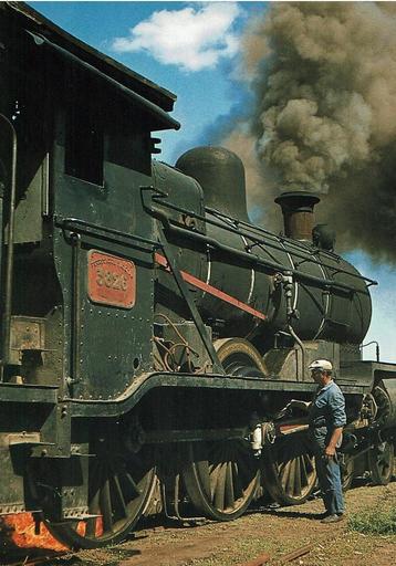 Grote ansichtkaart Argentijns spoorwegen Type 12A 4-6-0s beschikbaar voor biedingen