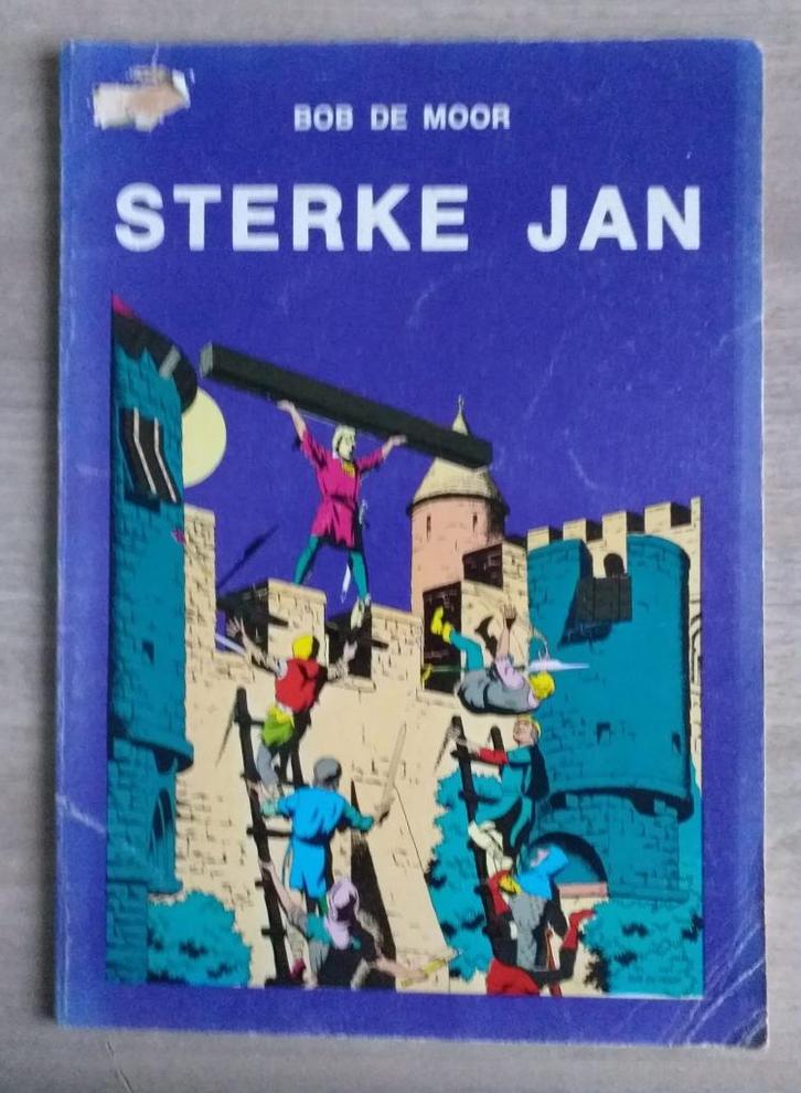 Sterke Jan. 1975. 1e druk. Bob de Moor. , Boeken, Stripboeken, Gelezen, Eén stripboek, Verzenden