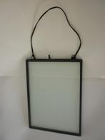Fotolijstje hangend / Fotolijst zwart metaal / display, Ophalen of Verzenden, Gebruikt