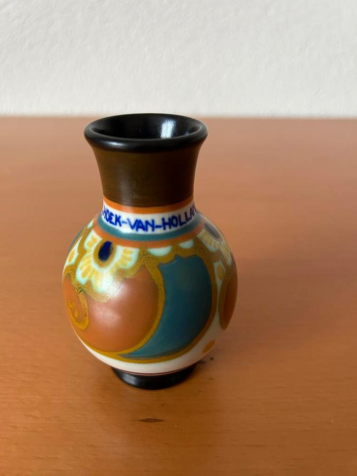 Delfts Blauw Vaasje - Hoek-van-Holland, Antiek en Kunst, Antiek | Vazen, Ophalen of Verzenden