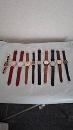 9 mooie horloge's 5 nieuwe 4 gebruikt zie beschrijving, Overige merken, Staal, Staal, Ophalen of Verzenden