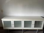 Lage witte kast 1.96 lang, Huis en Inrichting, Kasten | Dressoirs, Ophalen, Gebruikt